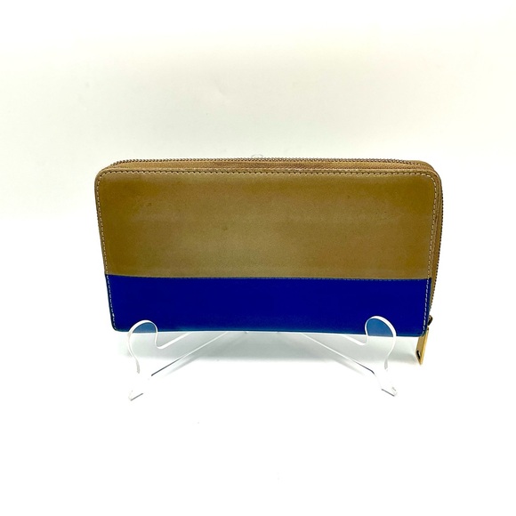 Celine Long Zipped Bicolor Wallet #1138 - Picture 2 of 6